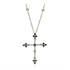 Collier en or et Saphir de Ceylan (CIRARI)