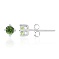 Boucles d'oreilles en or et Grenat Tsavorite AAA