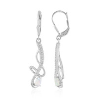 Boucles d'oreilles en argent et Opale Welo