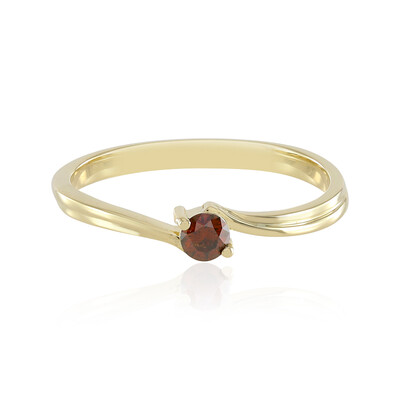 Bague en or et Diamant rouge SI1