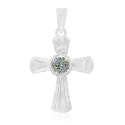 Pendentif en argent et Tanzanite non chauffée