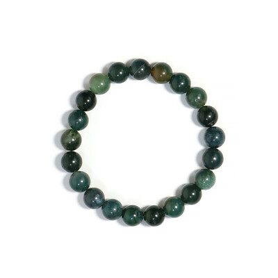 Bracelet et Agate mousse