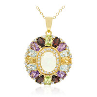 Collier en argent et Opale Welo