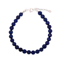 Bracelet en argent et Lapis-Lazuli