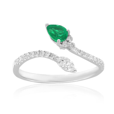 Bague en or et Emeraude de Colombie (CIRARI)