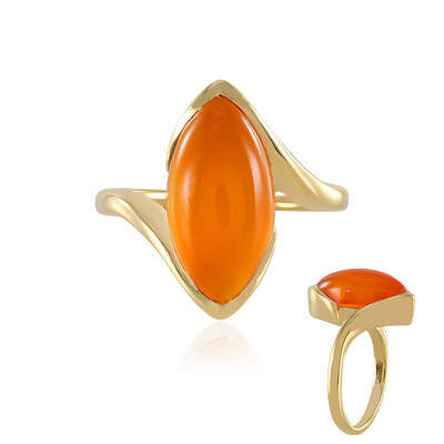 Bague en argent et Cornaline