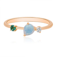Bague en or et Opale Welo AAA (CIRARI)