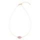 Collier en acier inoxydable et Rhodochrosite
