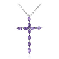 Collier en argent et Améthyste