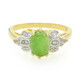 Bague en argent et Chrysoprase impériale