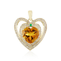 Pendentif en or et Citrine Madère (de Melo)