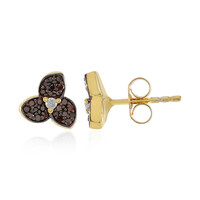 Boucles d'oreilles en argent et Diamant I3 (J)
