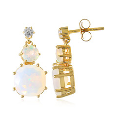Boucles d'oreilles en argent et Opale Welo