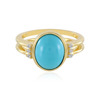 Bague en argent et Turquoise Sleeping Beauty