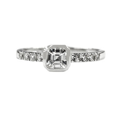 Bague en argent et Zircon