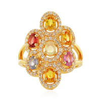 Bague en argent et Saphir