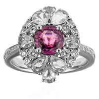 Bague en or et Saphir parme (CIRARI)