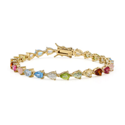 Bracelet en argent et Topaze bleu Suisse
