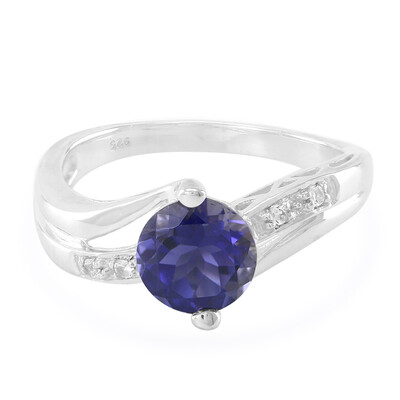 Bague en argent et Iolite d’Orissa