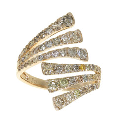 Bague en or et Diamant fancy SI2 (CIRARI)
