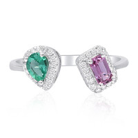 Bague en or et Emeraude de Zambie AAA (CIRARI)