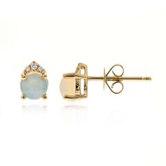 Boucles d'oreilles en or et Opale Welo AAA
