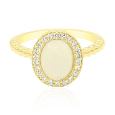 Bague en argent et Opale Welo