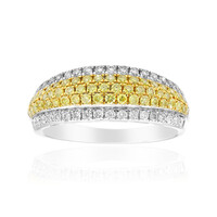 Bague en or et Diamant SI2 jaune (CIRARI)