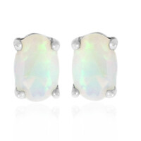 Boucles d'oreilles en argent et Opale Welo