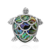 Pendentif en argent et Coquillage d'Abalone