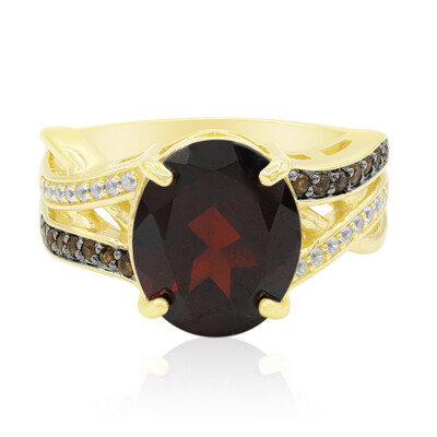Bague en argent et Grenat