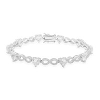 Bracelet en argent et Topaze blanche