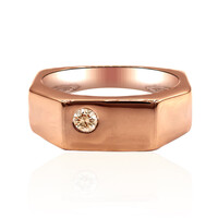 Bague en or et Diamant rose de France SI1 d'Argyle 