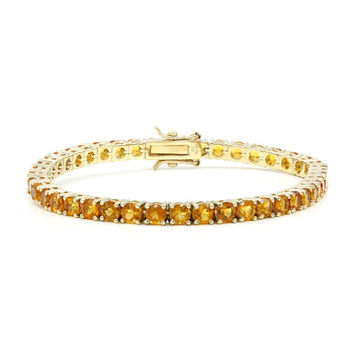 Bracelet en argent et Citrine Madère