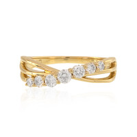 Bague en or et Diamant Flawless (F) (LUCENT DIAMONDS)