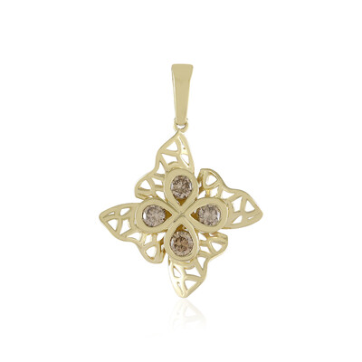 Pendentif en or et Diamant champagne I2 (Ornaments by de Melo)