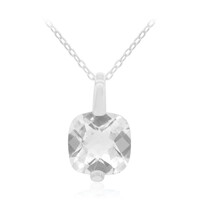 Collier en argent et Topaze blanche