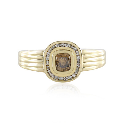 Bague en or et Diamant chocolat SI2 (de Melo)