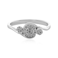 Bague en argent et Diamant I1 couleur (I)
