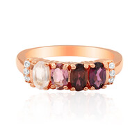 Bague en argent et Grenat Rhodolite