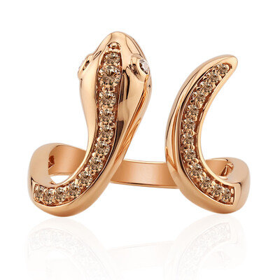 Bague en or et Diamant rose de France SI1 d'Argyle  (Annette)