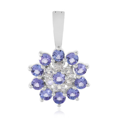 Pendentif en argent et Tanzanite