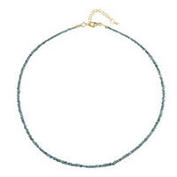 Collier en argent et Diamant bleu
