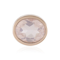 Pendentif en argent et Quartz rose
