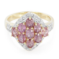 Bague en or et Saphir Padparadscha non chauffé (AMAYANI)