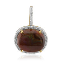 Pendentif en or et Agate de Feu
