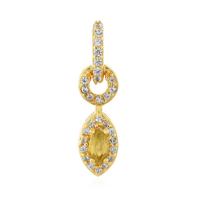 Pendentif en argent et Sphène de Capelinha