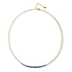 Collier en argent et Saphir bleu