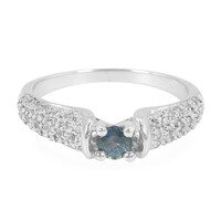Bague en argent et Saphir de Tanzanie