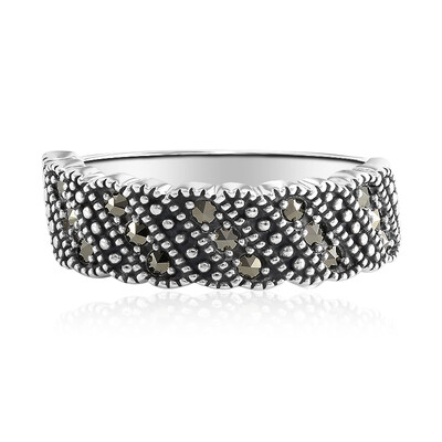 Bague en argent et Marcassite